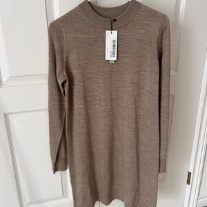 Grey wool sweater dress Frank and Oak